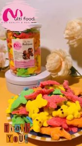 300G Kẹo Dẻo Cá Sấu Vị Trái Cây Thơm Ngon MULTIFOOD