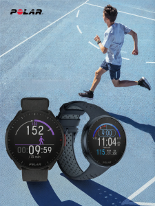 Polar | Professional Running Heart Rate Watch Water-Resistant Fitness Fat-Burning Calorie Heart Rate Monitor Marathon Outdoor Trail Running GPS Timing Pace Kilometer
