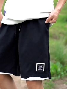 Celana Pendek Pria Sport Casual Olahraga Santai Raga Sporty Cowok Katun Fashion Shorts