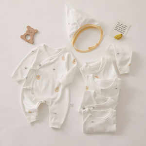 Newborn Clothes Spring Autumn Clothes Long Sleeve Conjoined Baby Butterfly Clothes Crawling Clothes Summer Baby Clothes