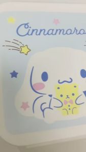 iSchoolDy Kids Cartoon Kuromi Kitty Melody Cinnamoroll Food Container Kotak Makan Sekolah Lunch Box 儿童饭盒 库洛米 美乐蒂
