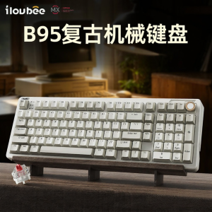 iLovbee | Bàn Phím Cơ Không Dây Retro Đa Chế Độ Tùy Chỉnh Im Lặng