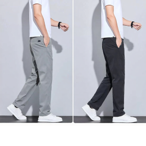 TUCANO | Cool Ice Silk Mens Straight Leg Trousers Loose