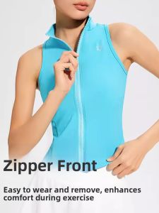 Sweat-wicking Slim Fit Sleeveless Jacket