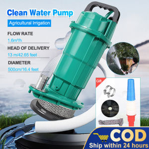 220V/1000W Agricultural Pump Irrigation Self-Priming Cutting Water Pump Sewage Submersible Pump Heavy Duty Cutting Household High Lift Water Booster Pump Jet Pump Cutting Type Water Pump Dirty Water Septic Tank Submersible Pump