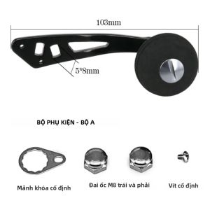 DEUKIO | DEUKIO EVA Chống Trơn Trượt Núm Cầm Cho Baitcasting Trống Máy Kim Loại Nhẹ Câu Tay Cầm Phụ Kiện Thay Thế