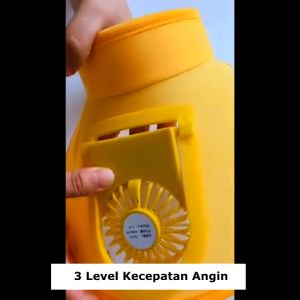 SPEEDS Topi Kipas Angin Traveling USB Pantai Fashion Portable Mini Fan Hat Topi Anti Panas 202-57
