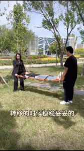4 Fold Stretcher Portable Patient Transfer Lightweight Durable Multi Scenario
