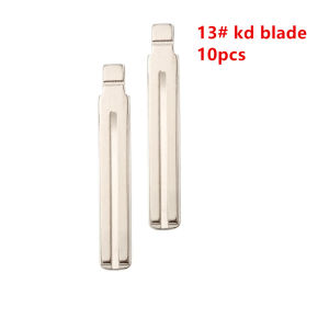10pcs Uncut flip Metal key blade 13# TOY40 TOY48 Toy48FH for LexusToyota IX35 for KD keydiy xhorse VVDI remotes universal No.13