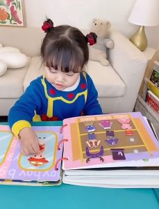 Preschool Learning Travel Toy Quiet Books for Toddlers Babys First Enlightenment Book Busy Book