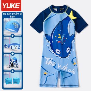 Bộ Đồ Bơi Bé Trai Yuke Liền Thân Khô Nhanh