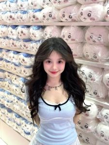 Sweet Spicy Butterfly Knot U-Neck Short Sleeve T-Shirt Women Summer Slim Fit Stylish Korean Style Commute Creative Pattern