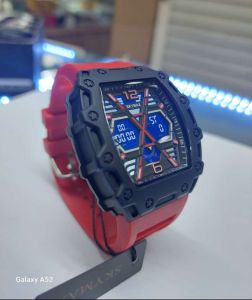JAM TANGAN DIGITAL SKYMAX 5008G ORIGINAL TERBARU WATERESIS TALI RUBBER PRIA FREE BATRAI CADANGAN (Andre What 97)