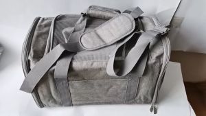 LESTOP Foldable Pet Carrier Soft Sided Cat Carrier and Dog Carrier for Small Dogs and Cats 3 Opening Ventilated Design Safety Buckle Support Designed for Travel and Outdoor Use