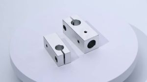 EELHOE | Optical Axis Cross Connector Corrosion Resistant T Type Fixed Column Cross Block for 3D Printer Linear Guide System