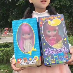 4 สี Blythe ตูตา บลายธ์ เปลี่นยสีตา ใบหน้าเคลือบ สุ่มสี สุ่มแบบ