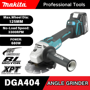 Makita | Makita 18V LXT Cordless Angle Grinder DGA404 Brushless Bare Unit 125mm For Household Metal Processing And DIY Polishing Work