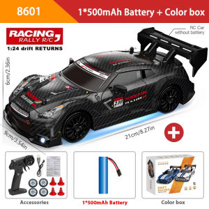 2.4G High speed Drift Rc Car 1/24 4WD Remote Control Car AE86 Four Wheel Drive Radio Controlled Mini Racing Car GTR Model Toy