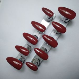 kuku palsu maron polos simple cantik estetik