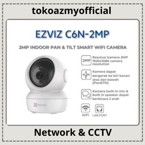 Ezviz C6N 2MP CCTV indoor Smart IPCAM WiFi LAN 1080P HD FHD PAN & TILT