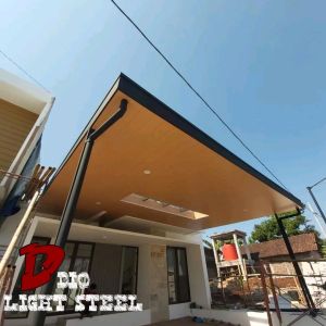 Dio Light Steel - Kanopi baja ringan atap alderon rs plafon pvc terpasang