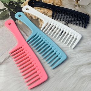 Woman Wet Hook Curly Hair Brushes Coarse Wide Spikes Tooth Hairdress Comb Heat Resistant Pro Salon Dyeing Styling Tools