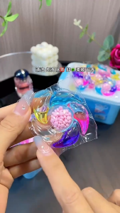 Buy 1 get 1 60PCS Laundry Beads Detergent Laundry Detergent Condensation Beads Capsules Ball Wash Beads Laundry Long Fragrance 3IN1 Powerful Cleaning Laundry Detergent 5IN1