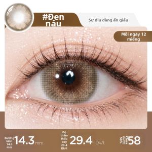 Mắt Kính áp Tròng Đường Kính Lớn Đa Màu Giàu Dưỡng Ẩm Cận Thị