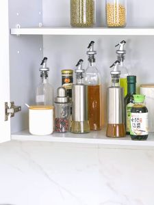 Multi-function rotating spice rack 360° rotatable kitchen countertop two-layer storage rack