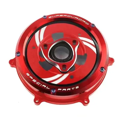 Clear Ducati Clutch Cover for 959 1199 1299 V2 V4 V4S