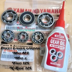 Paket 6 Pcs Laher Bearing Rasio 2PH Set Mio M3 / Fino fi 125 / X-Ride 125 / Mio Z 125 / Soul GT 125.