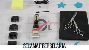 LENODI Alat cukur rambut elektrik cukur rambut profesional tanpa kabel alat cukur rambut charging