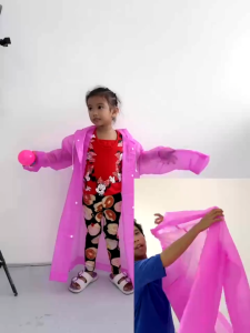 【Freight Free】Kids Eva Raincoat Waterproof Thicken Material Durable Outdoor Clothing For Boys Girls Hiking Camping  Elastic Light Kid Rainwear Boy Girls Kid Thickened Waterproof Rain Coat Girl Boy Outdoor