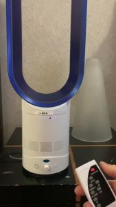 Bladeless Electric Fan With Remote Control No-leaf Fan Shaking head Safety Powerful Desktop Floor Fan