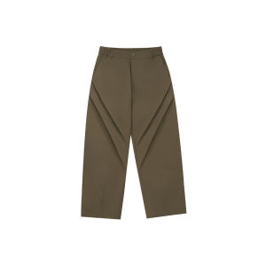 Loose Straight Leg Casual Pants for Men Bodydream Brand Autumn Style Drapey Long Trousers Fashionable Youthful Polyester Fiber