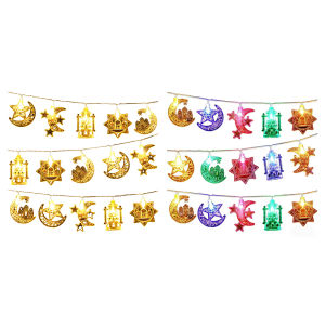 【HOT】 Ramadan LED Fairy Lights with 40 Colorful LEDs for Eid Festival Outdoor and Home Decor