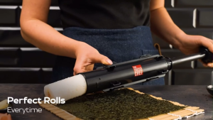 ชุดทำซูชิ Sushi Bazooka + มีดซูชิ อุปกรณ์ครบ ทำโรลซูชิง่ายเหมือนมืออาชีพ TRUSTED CHEF