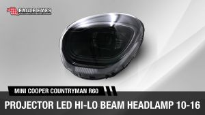 MINI COOPER COUNTRYMAN R60 2011-2016 PROJECTOR LED HI-LO BEAM RGB WELCOME LIGHT HEADLAMP