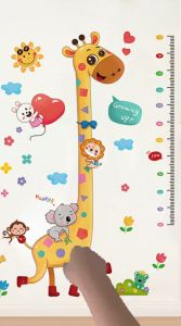 Stiker Ukur Tinggi Badan Anak Motif Wallpaper Dekorasi Sticker Dinding Wall Sticker Pengukur Tinggi Badan Sticker Dinding Tinggi Badan Anak Wall Decor Motif