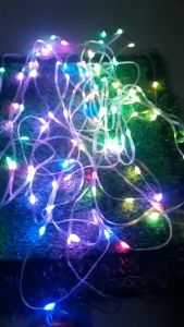 Đèn LED chạy đuổi theo nhạc RGB 5v dài 10m trang trí ngoài trời