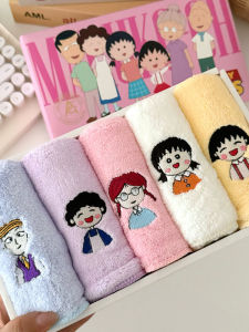 Water Absorbent Rectangular Towel Cherry Small Ball Face Wash Towel for Swimming Children Newborn Baby Saliva Towel