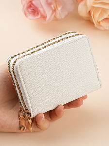 JIFANPAUL | Large capacity Gender-Neutral Zipper Multi-Card Wallet