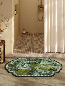 Thảm Chống Trượt Phòng Tắm Phong Cách Nam Bộ Thảm Thấm Hút Chân Sạch Mới 2025 Thảm Sàn Nhà Tắm Thoáng Khí Chống Trượt