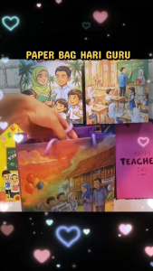 Teachers Day Gift Paper Bag MALAYSIA READY STOCK SHIP FROM KL