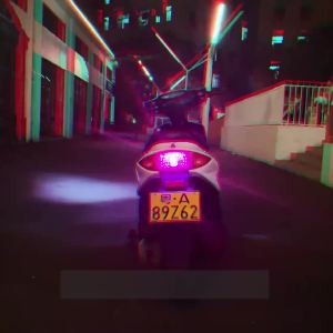 Motorcycle Flashing Brake Light & LED Tail Light for Fuxi Xunying Scooter 125 Mens Brake Light Bulb Modification Accessories