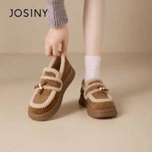 Josiny | Warm Lined Leisure Loafer Shoes