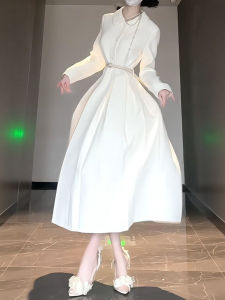 CHANGTONG | French Gentle Style Waist-Shaping Dress