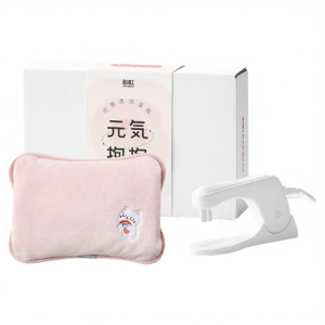 RAINBOW LAFFAIR | Explosion-Proof Soft Flannel Electric Hot Water Bottle for Kids Warm Waist and Cute Design