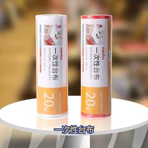 MLADEN Disposable Table Cloth 20PCS 160x160cm Waterproof Oilproof PE Plastic Table Cloth Alas Meja