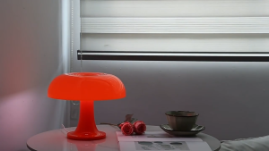 The mushroom-shaped an Italian designer is suitable for use in hotel bedrooms bedside areas living rooms and desks.